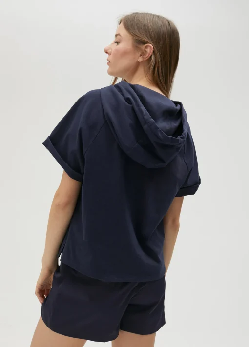 Sudadera manga corta de algodón 100% - Lola Casademunt