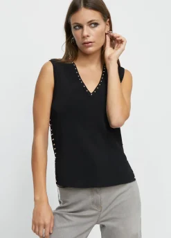 Top de punto tachas