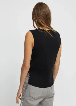 Top de punto tachas