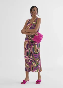 Top estampado multicolor