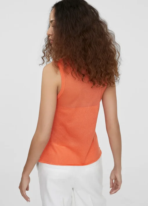 Top punto color liso