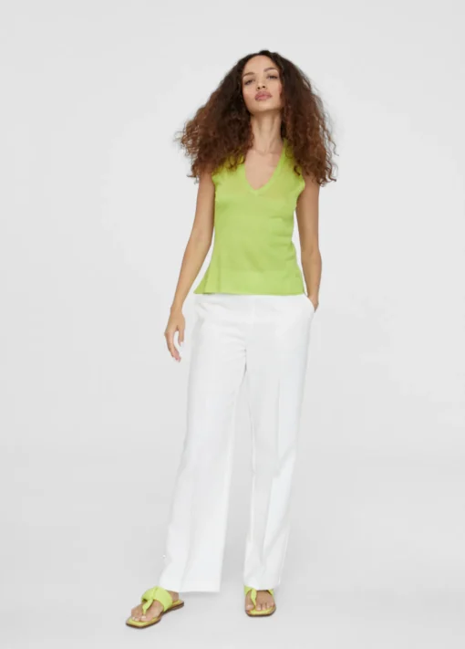 Top punto color liso