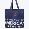 Tote bag de color azul  American Magic - Lola Casademunt
