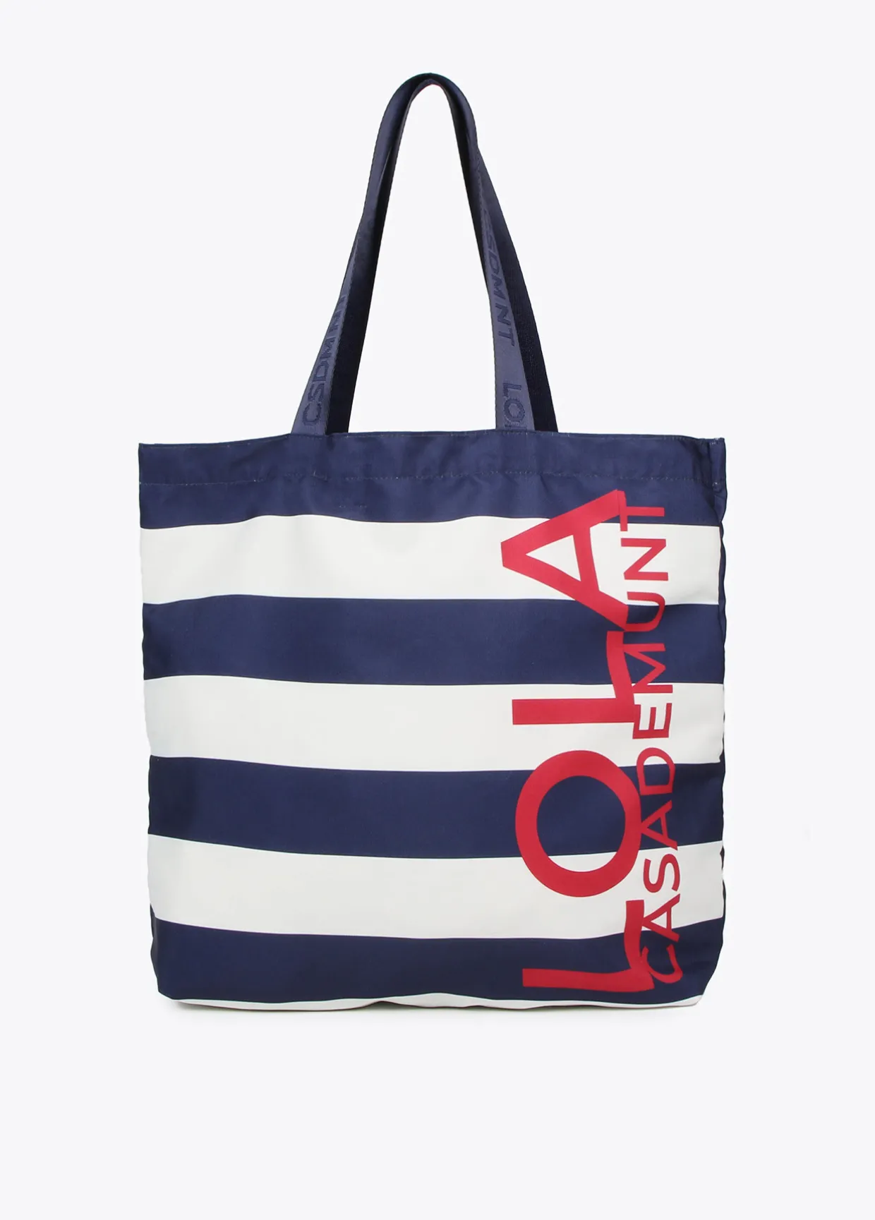 Tote bag de color azul American Magic - Lola Casademunt