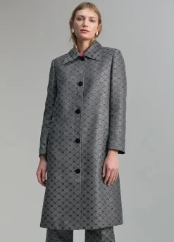Trench monograma lúrex