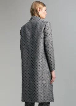 Trench monograma lúrex