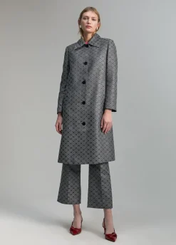 Trench monograma lúrex