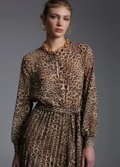 Vestido animal print