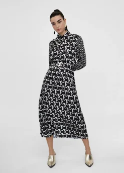 Vestido camisero monograma
