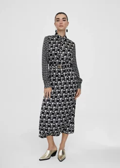 Vestido camisero monograma