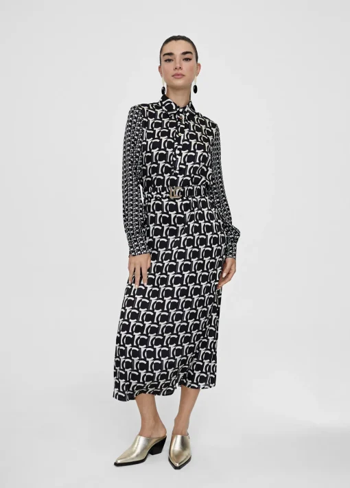 Vestido camisero monograma