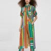 Vestido camisero multicolor
