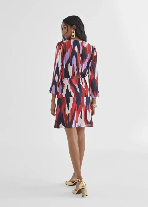 Vestido camisola multiestampado