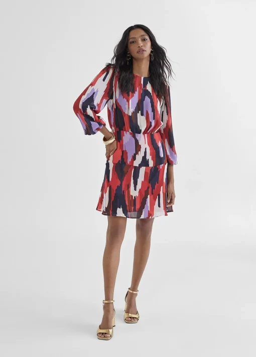 Vestido camisola multiestampado