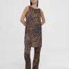 Vestido corto animal print cebra