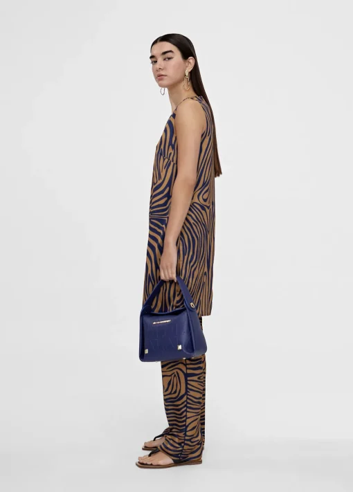 Vestido corto animal print cebra