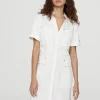 Vestido corto tipo cargo