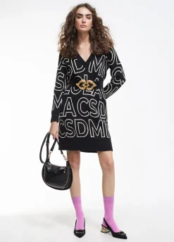 Vestido de punto letras