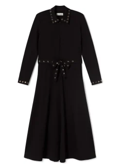 Vestido detalle eyelets
