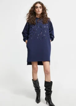 Vestido detalle lentejuelas