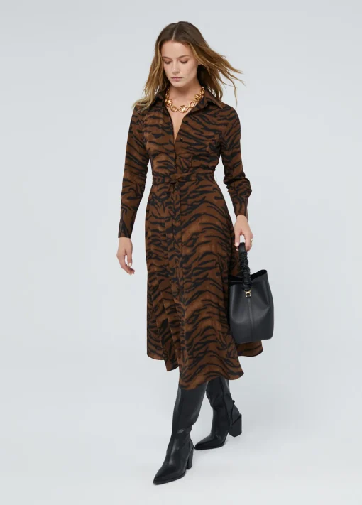Vestido estampado animal print