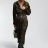 Vestido estampado animal print