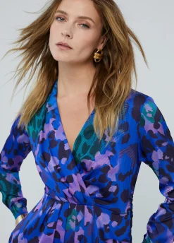 Vestido estampado animal print