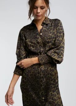 Vestido estampado animal print