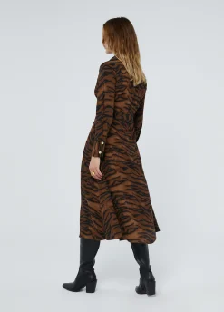 Vestido estampado animal print