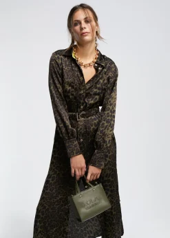 Vestido estampado animal print
