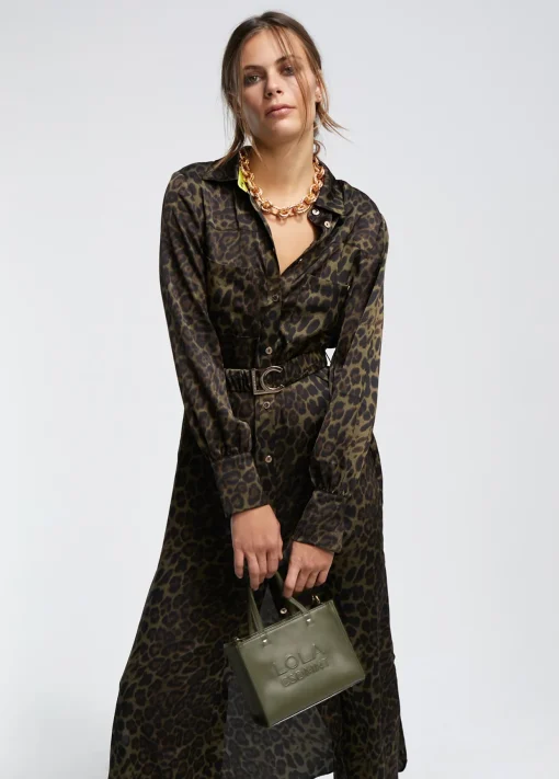 Vestido estampado animal print
