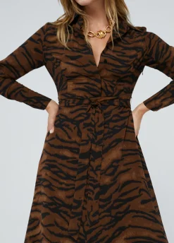 Vestido estampado animal print