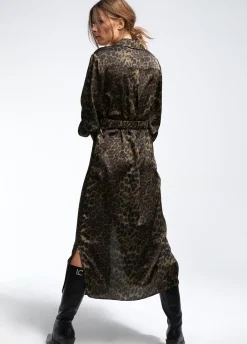 Vestido estampado animal print