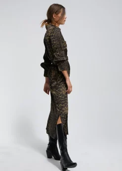 Vestido estampado animal print