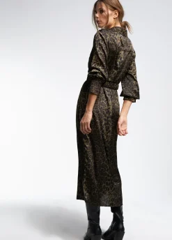 Vestido estampado animal print