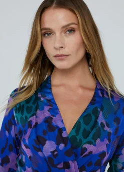 Vestido estampado animal print