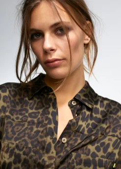 Vestido estampado animal print
