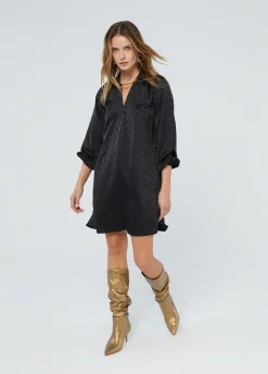 Vestido estampado logo