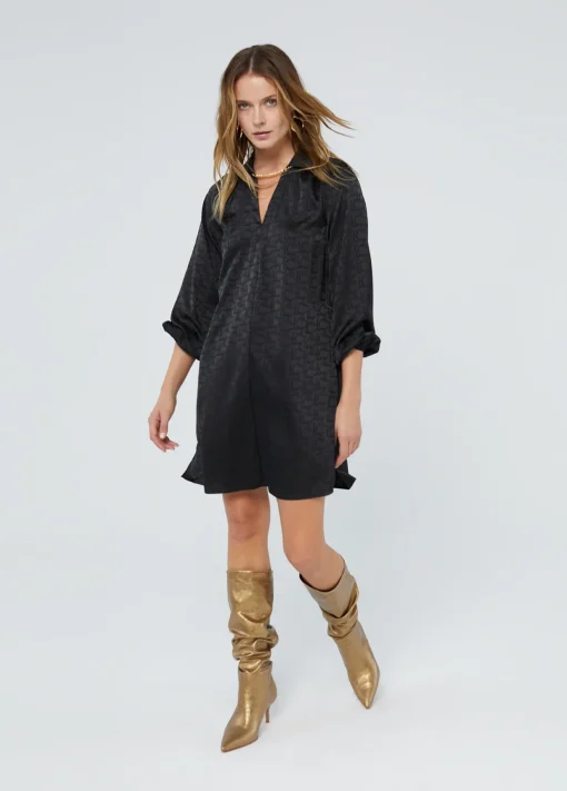 Vestido estampado logo