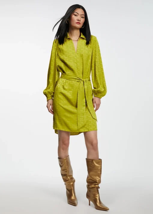 Vestido estampado logo