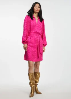 Vestido estampado logo