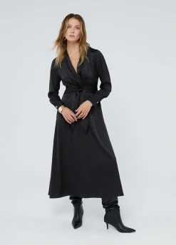 Vestido estampado logo