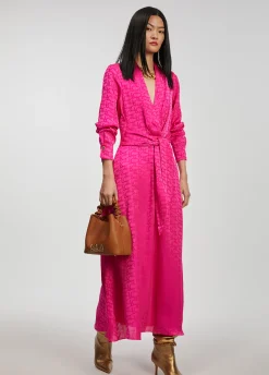 Vestido estampado logo