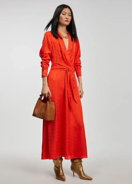Vestido estampado logo