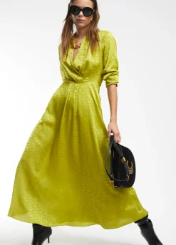 Vestido estampado logo