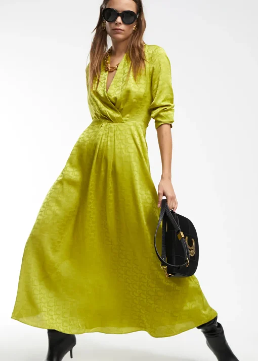 Vestido estampado logo