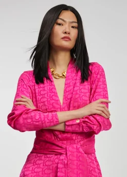 Vestido estampado logo