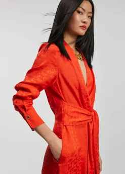 Vestido estampado logo