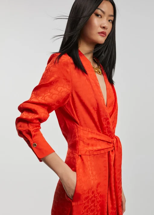 Vestido estampado logo