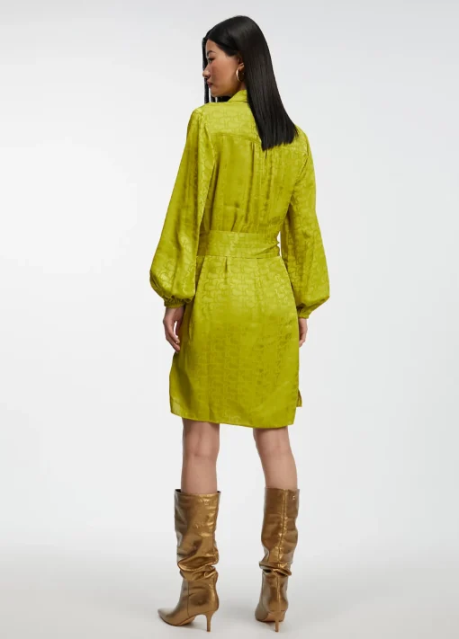 Vestido estampado logo